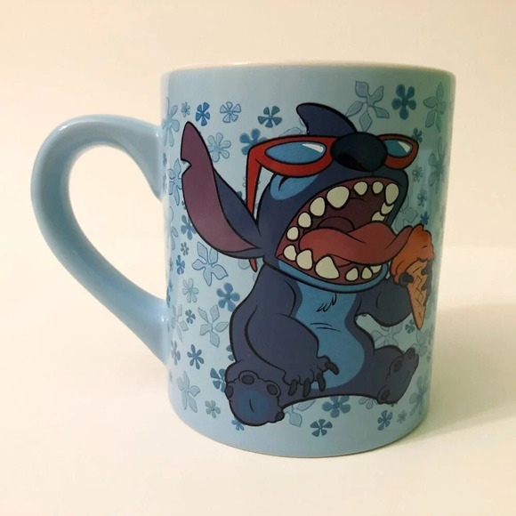 Disney Lilo and Stitch Mug Ice Cream Cone Ceramic 14  oz Coffee Cup Lilo - Picture 5 of 14